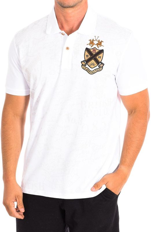 La Martina - Poloshirt - Wit - 100% Katoen