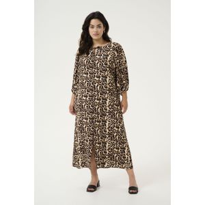 Jurk Regular fit Naturel Leopard Print