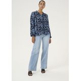 Blouse - Bloemenprint - Viscose - Lange Mouw - Normale Pasvorm