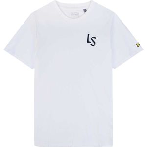 Lyle & Scott Heren LS Logo T-Shirt (Wit)
