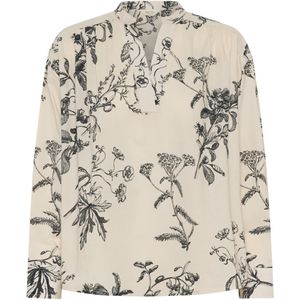 Blouse met korte mouwen NatalePW Oversize fit offwhite