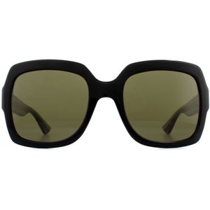 Gucci - GG0036S - Zonnebril - Zwart Groen Glitter