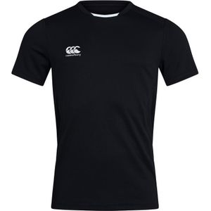 Canterbury Unisex T-shirt Club Dry Voor Volwassenen (Zwart) - Maat S