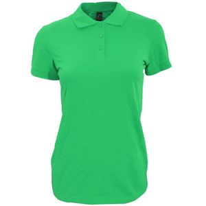 SOLS Dames/dames Perfect Pique Poloshirt met korte mouwen (Kelly Groen)