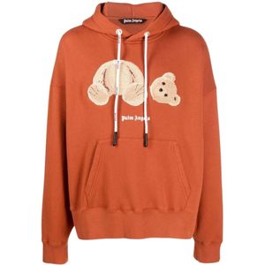 Palm Angels - Kill The Bear-logo - Hoodie - Baksteen Roodachtig Bruin