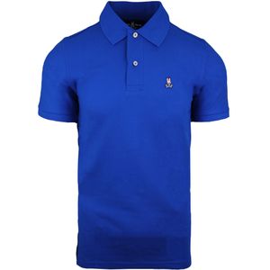 Psycho Bunny - Klassieke Polo - Blauw - Korte Mouw - Heren