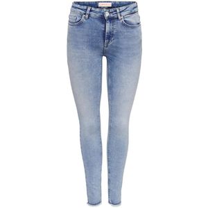 ONLY High Waist Skinny Jeans ONLBLUSH Lichtblauw - Maat 30/34