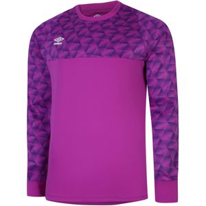 Umbro Heren Flux keepershirt met lange mouwen (Paarse cactus/Elektrisch paars/wit)