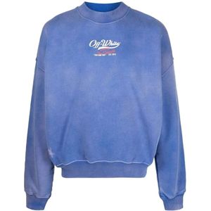 Sweatshirt - Gebroken Wit - Wave Off - Boxy Fit - Ronde Hals