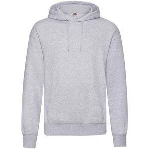 Fruit of the Loom Heren Klassiek Heather Hooded Sweatshirt (Heide Grijs)