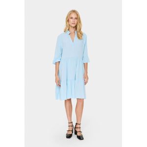 SAINT TROPEZ - Eda - Tuniekjurk - Lichtblauw - Knielengte