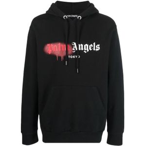 Palm Angels - Tokyo Sprayed Logo - Hoodie - Zwart