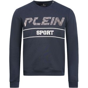 Plein Sport Heren Trui in Blauw Katoen