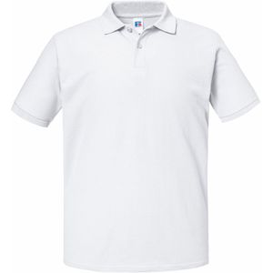 Russell Heren Authentic Eco Piqué Poloshirt (Wit)