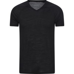 Mountain Warehouse Heren Top Merino Wol Thermo Top (Zwart)