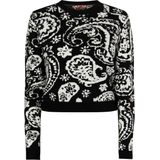 myMo - Gebreide Trui - Paisleypatroon - Slim Fit