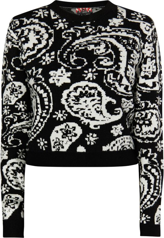 myMo - Gebreide Trui - Paisleypatroon - Slim Fit