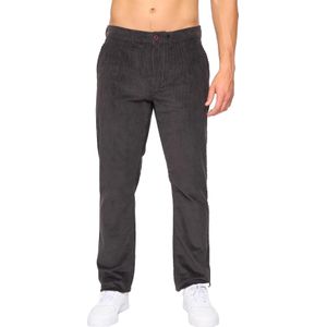 Crosshatch Heren Cordout Losse Broek (Antraciet)