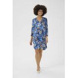 CULTURE - Jurk - Gemengde Kleuren - Viscose - Knielengte - Driekwart Mouw