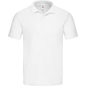 Fruit of the Loom Heren Origineel Polo Shirt (Wit)
