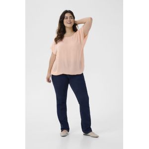 Blouse met korte mouwen Loose fit Peach Nectar