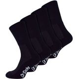 Dr.Socks - Bamboe Diabetische Sokken - Zwart - 4 Paar