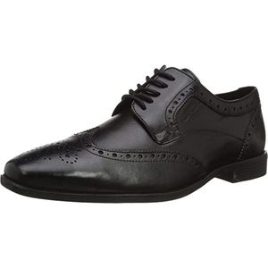 Hush Puppies Jongens Elliot Leren Brogues (Zwart)