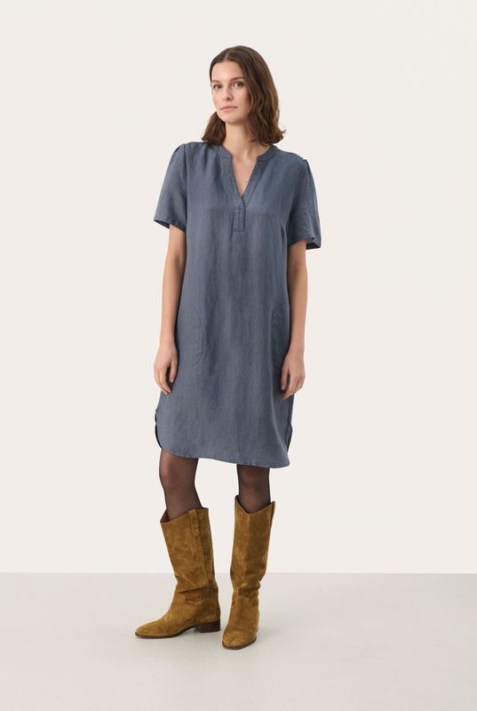 Jurk Regular fit dark grey