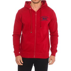 North Sails - Hoodie - Wit - Heren - Met Rits en Merkprint