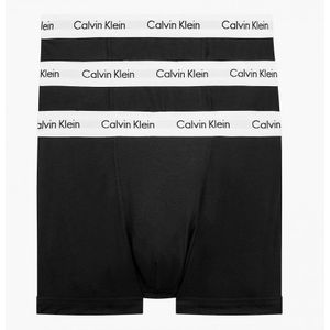 Calvin Klein Herenslips - Middelhoge Taille -stretchkatoen, Zwart, Set Van 3 - Maat S