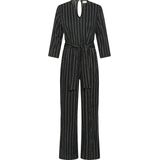 Jumpsuit - Zwart - Regular Fit - Dames - 3/4-mouwen
