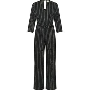Jumpsuit - Zwart - Regular Fit - Dames - 3/4-mouwen