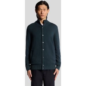 Lyle & Scott wolmix vest - zwart