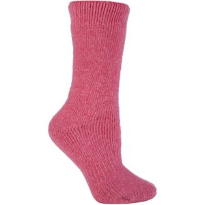 Heat Holders - Dames Warme 2.7 Tog Wollen Sokken - Roze
