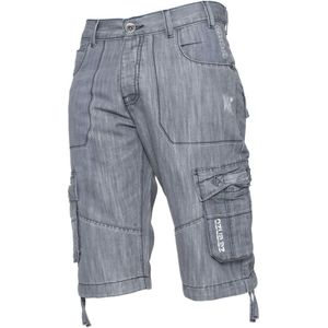 Enzo Cargo Combat Denim-shorts Voor Heren - Maat 32 (Taille)