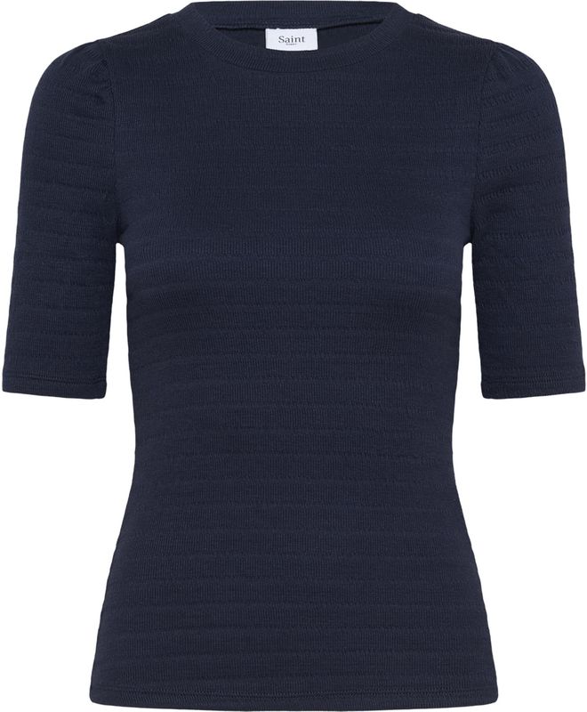Blouse met korte mouwen LucianaSZ Regular fit dark blue