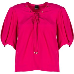 Pinko - Klassieke Cut Blouse - Roze - Dames