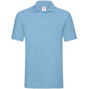 Fruit of the Loom Heren Premium Piqué Poloshirt (Hemelsblauw)
