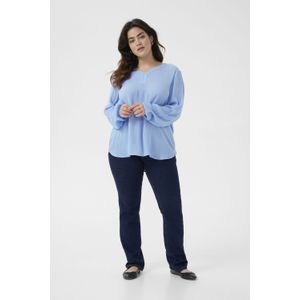 Blouse met lange mouwen Regular fit Soft Chambray blue
