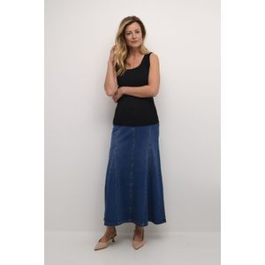 Jersey top Slim fit black