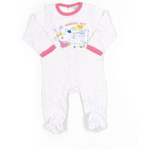 Baby 4050 Romper met lange mouwen en ronde hals