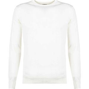 Xagon Man - Klassieke Trui - Wit - Heren - Wol