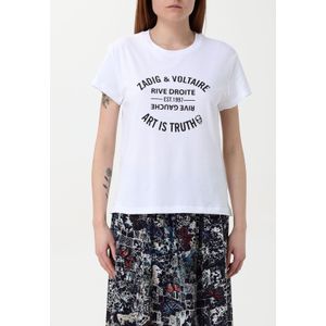 Zadig & Voltaire - Dames T-shirt - Katoen - Casual Look - Klassiek Ontwerp