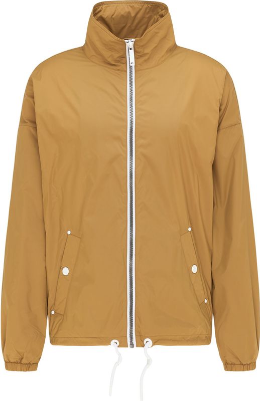 Dreimaster - Jas - Donker Zand - Geen Voering - Geen Vulling