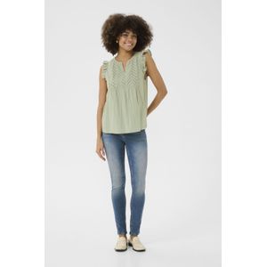 Mouwloos shirt Relaxed fit Seagrass pale green