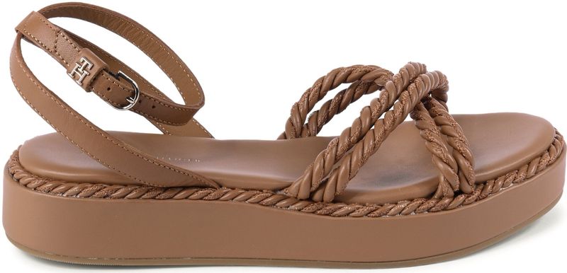 Platform Sandalen met Touwdetail