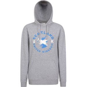 Mountain Warehouse Dames/Dames Schotse Vlag Overhead Hoodie (Lichtgrijs)