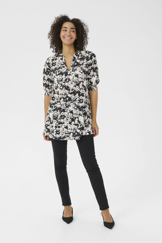 Kaffe - Tuniek - Crème/Zwart - BPliah