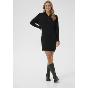 Jurk - KAlizza Loose Fit - Zwart - Gebreide Jurk - Knie-lengte