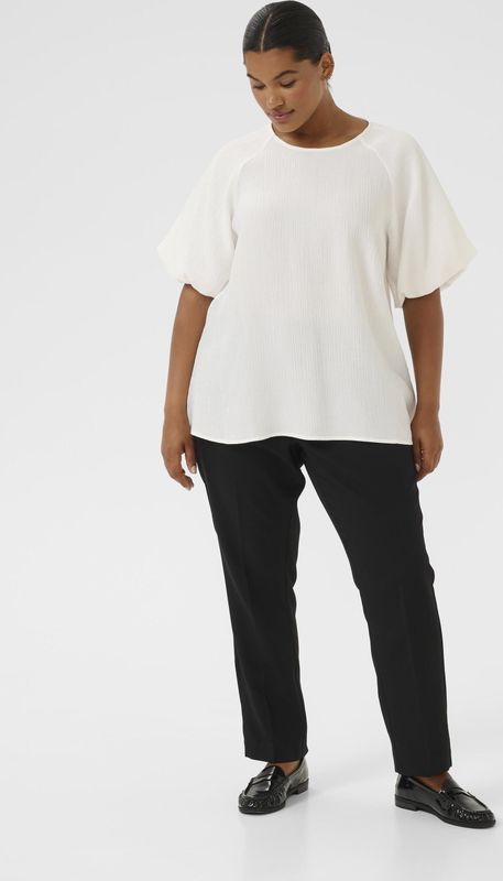 Blouse met korte mouwen KCgirla Regular fit white